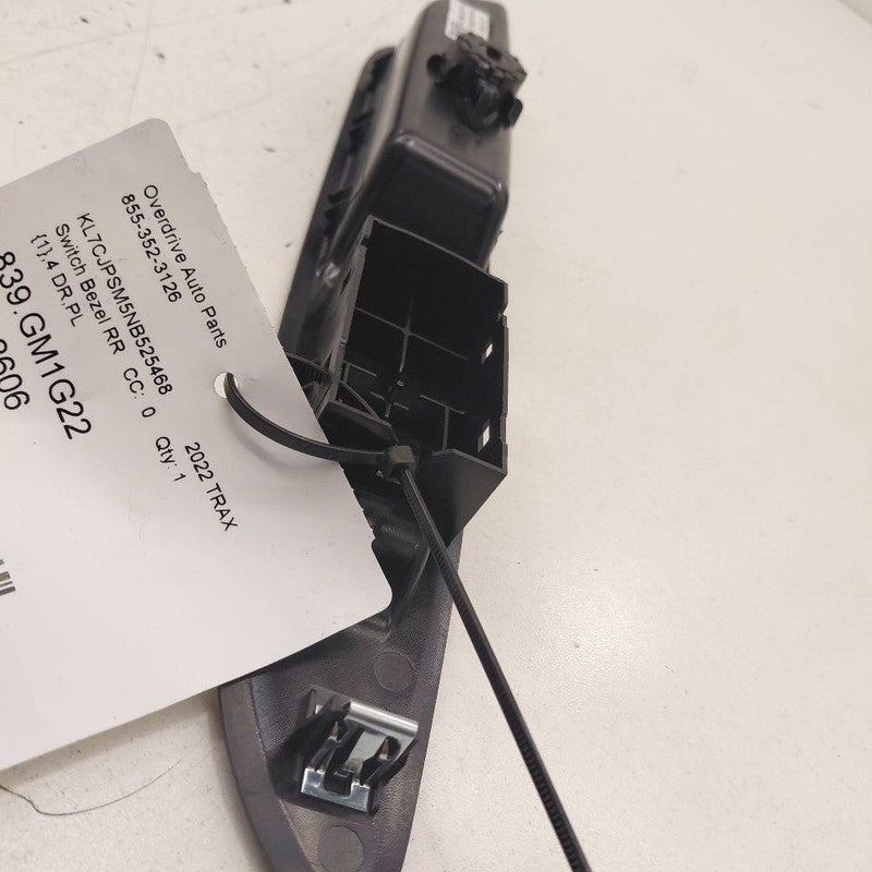 Chevy Trax Window Switch Bezel Trim Right Rear  2022 2021