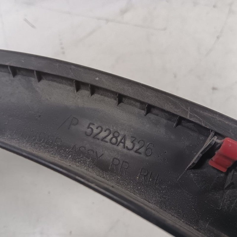 Outlander Sport Passenger Right Rear Fender Flare 2019 2020 2021 2022