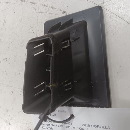 Toyota Corolla Defrost Vent Left Driver Side  2019 2018 2017