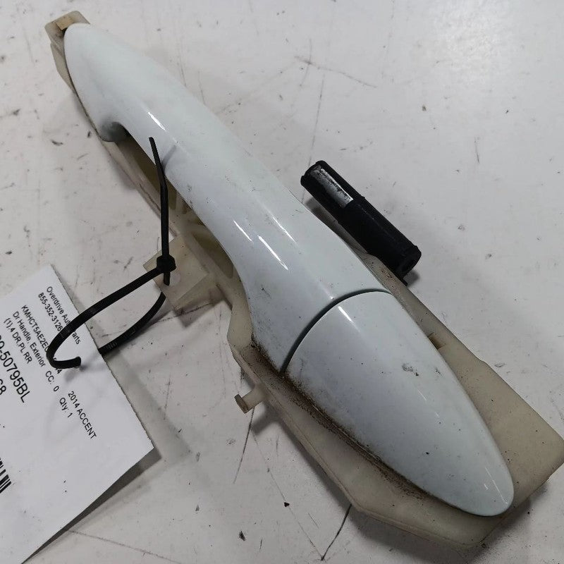 Left Rear Door Handle Exterior Body Colored Fits 12-17 ACCENT
