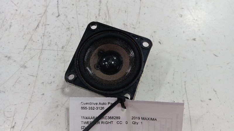 Nissan Maxima Tweeter Right Passenger Tweeter Speaker  2018 2019 2020