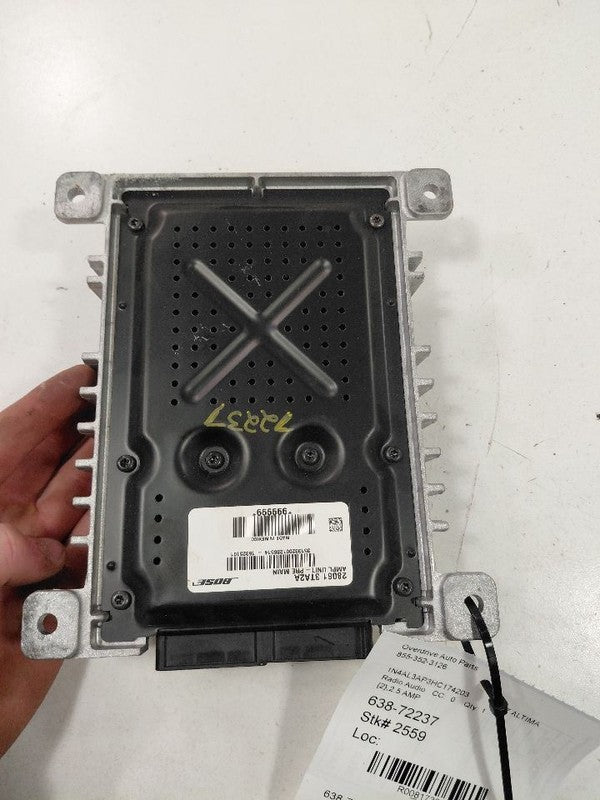 Audio Equipment Radio Amplifier Bose Audio System Only Fits 13-18 Nissan Altima 