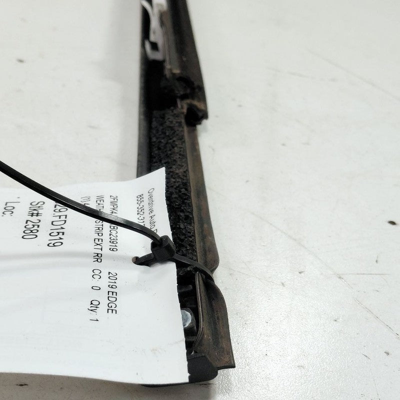 Ford Edge Door Glass Window Weather Strip Trim Rear Right Passenger Si