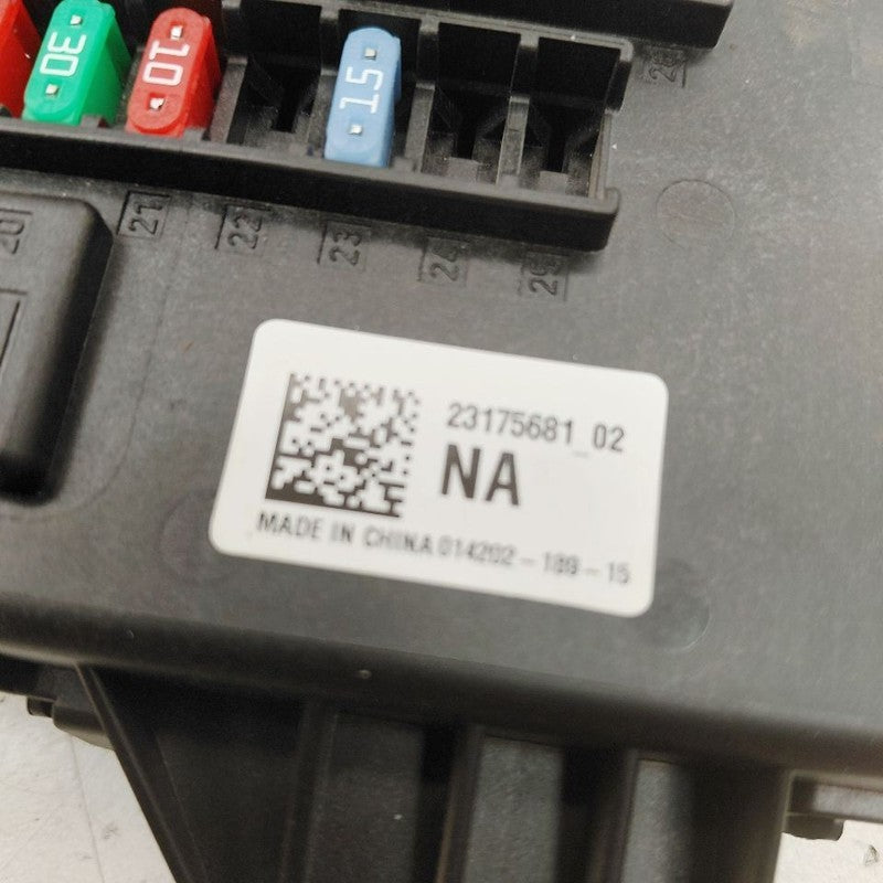 Cadillac XTS Cabin Fuse Box Interior Inner Under Dash      2016 2017 2