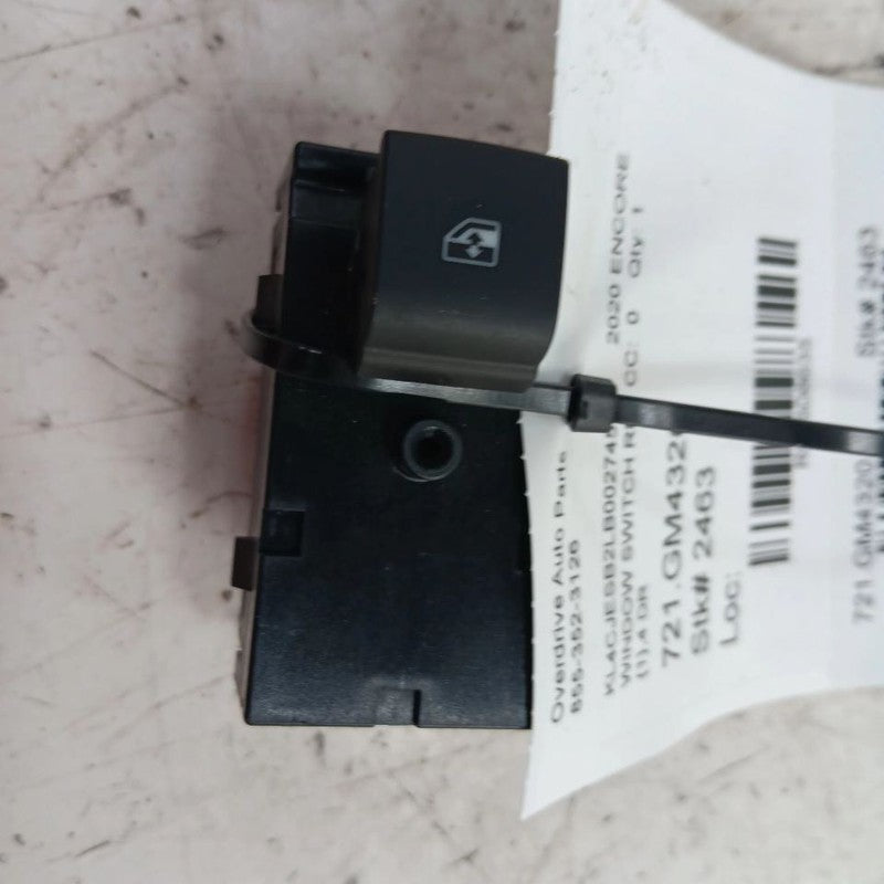 Buick Encore Power Window Switch Right Passenger Rear  2017 2018 2019 