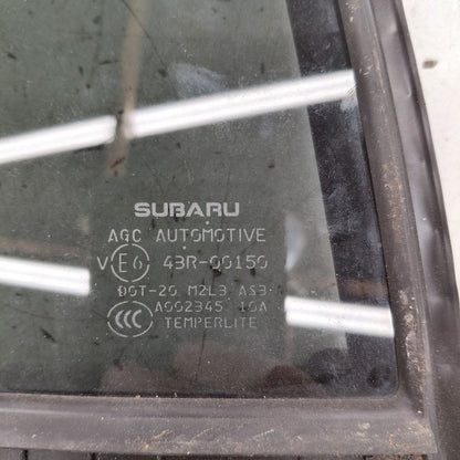 Left Rear Door Vent Glass Window Fits 24-25 XV Subaru Crosstrek