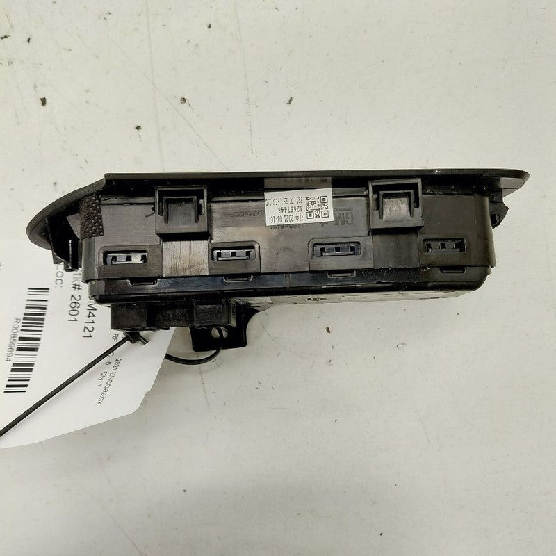 Buick Encore GX Power Window Switch Right Passenger Front  2020 2021 2