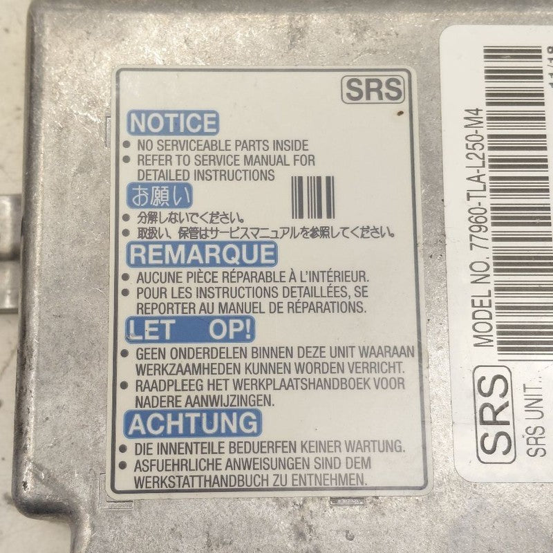 Restraint Control Model {77960TLAL25} Fits 17-18 Honda CR-V