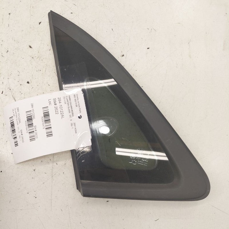 Driver Left Quarter Glass Window With Privacy Tint Fits 18-23 Hyundai 