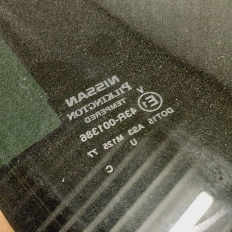 Left Rear Door Glass Window Fits 15-24 Nissan Murano