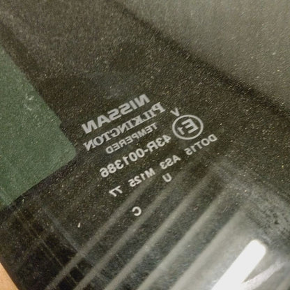 Left Rear Door Glass Window Fits 15-24 Nissan Murano