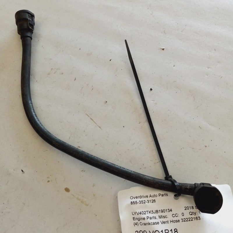 Volvo S60 Crankcase Vent Hose {32222163} 2018 2017 2016