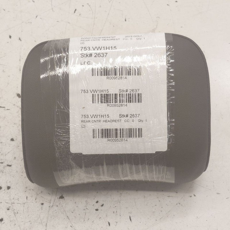 Volkswagen Golf Center Middle Headrest Seat Head Rest Rear Back  2015 