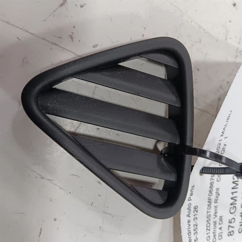 Chevy Malibu Defrost Vent Right Passenger Side  2019 2020 2021 2022 2023 2024