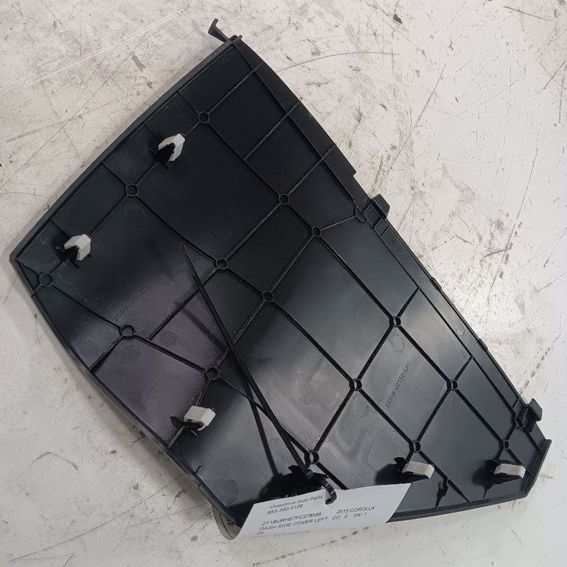 Toyota Corolla Dash Side Cover Left Driver Trim Panel  2016 2015 2014 