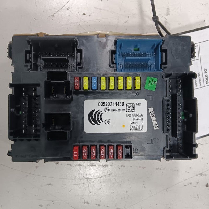 Fiat 500 Cabin Fuse Box Interior Inner Under Dash  2016 2017