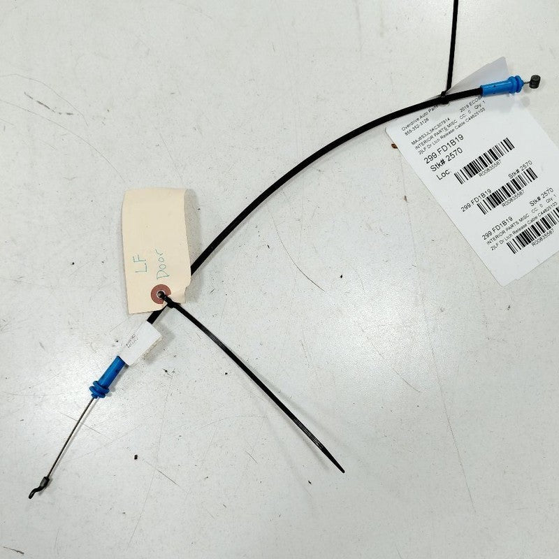 Ford Ecosport Driver Left Front Latch Release Cable {C44625103} 2018 2
