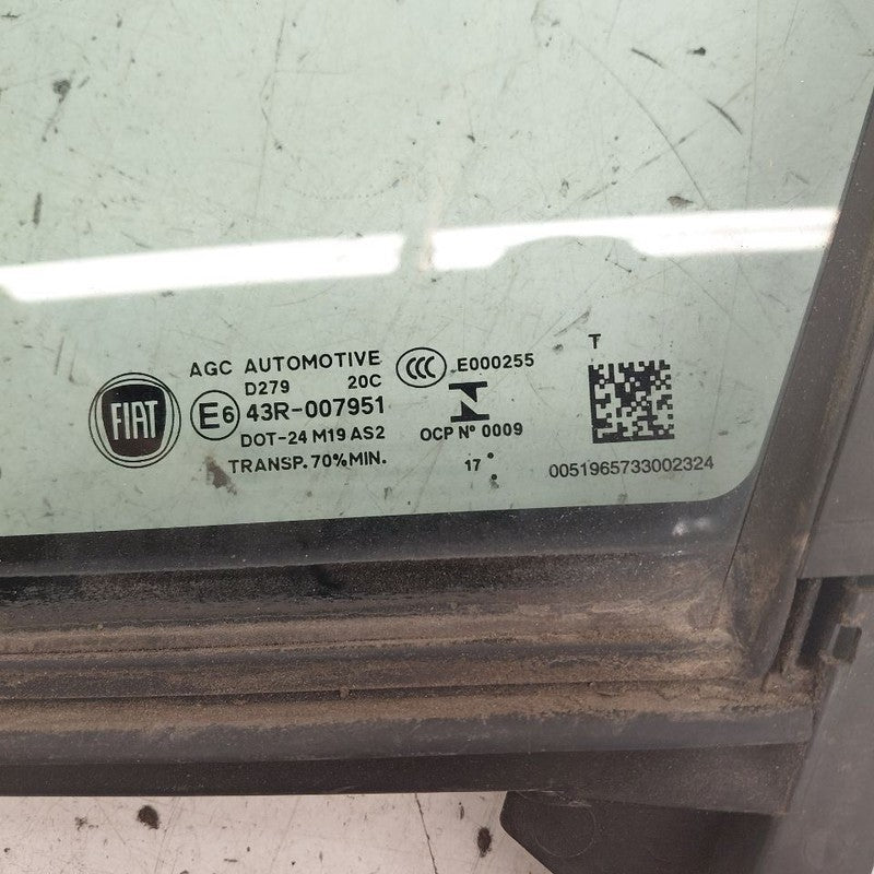 2018 Fiat 500 X Model Driver Left Front Door Vent Glass Window