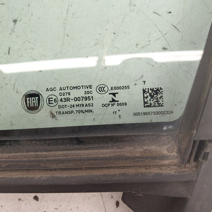 2018 Fiat 500 X Model Driver Left Front Door Vent Glass Window