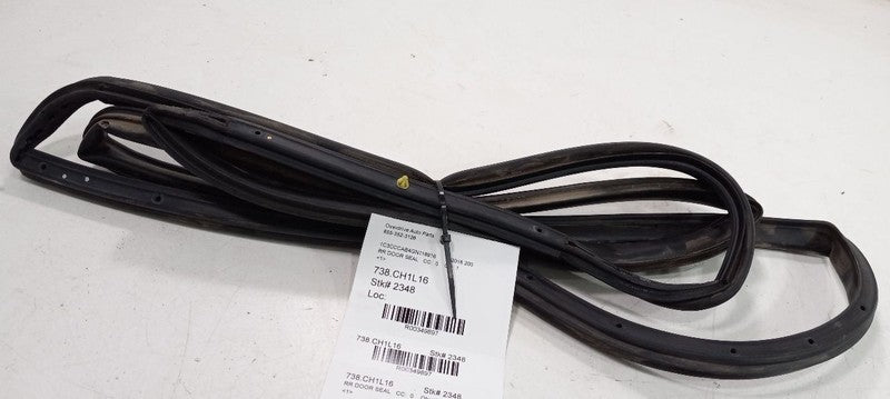 Chrysler 200 On Door Seal Rubber Right Passenger Rear Back 2015 2016 2