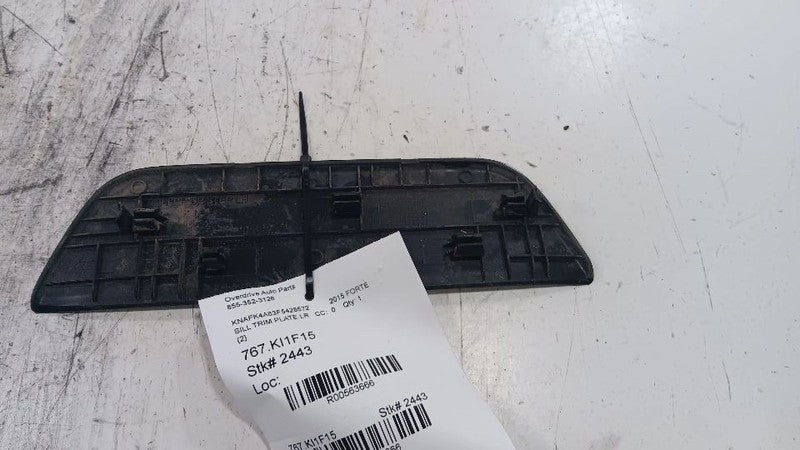 Kia Forte Sill Trim Plate Door Jam Threshold Left Rear  2014 2015 2016