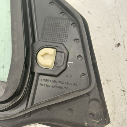 2018 Fiat 500 X Model Driver Left Front Door Vent Glass Window