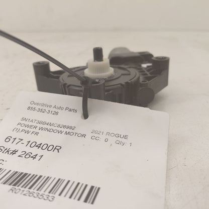 Passenger Right Front Power Window Motor Fits 21-25 Nissan Rogue