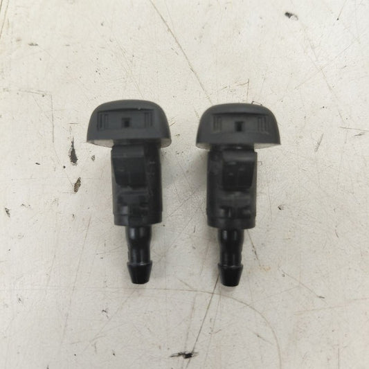 Hyundai Santa Fe Windshield Wiper Washer Fluid Hood Sprayer Nozzles  2