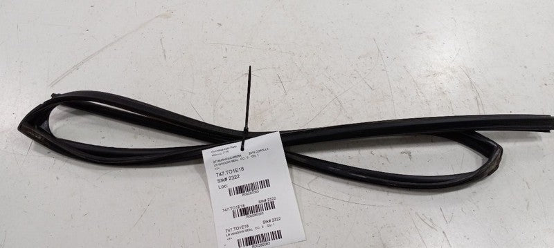 Toyota Corolla Door Glass Window Seal Rubber Left Rear Back 2019 2018 17