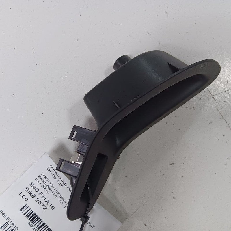 Fiat 500 Window Switch Bezel Left Rear 2016 2017 2018 OEM