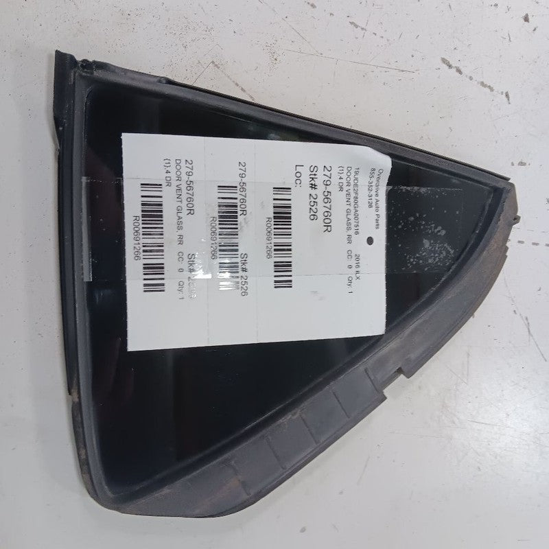 Passenger Right Rear Door Vent Window Glass Fits 13-22 Acura ILX OEM