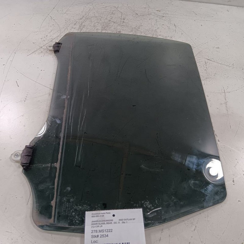Left Rear Door Window Glass Fits 16-24 Mitsubishi Outlander Sport OEM