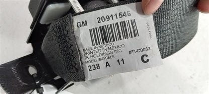 Cadillac CTS Seat Belt Strap Retractor Center Middle Rear Back 2011 2012 2013
