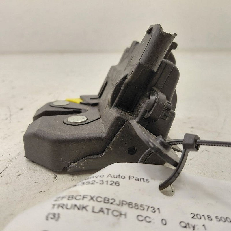 2018 Fiat 500 X Model Trunk Latch