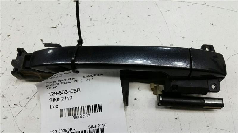 Passenger Right Door Handle Exterior Outside Door Turbo 08-14 Subaru Impreza
