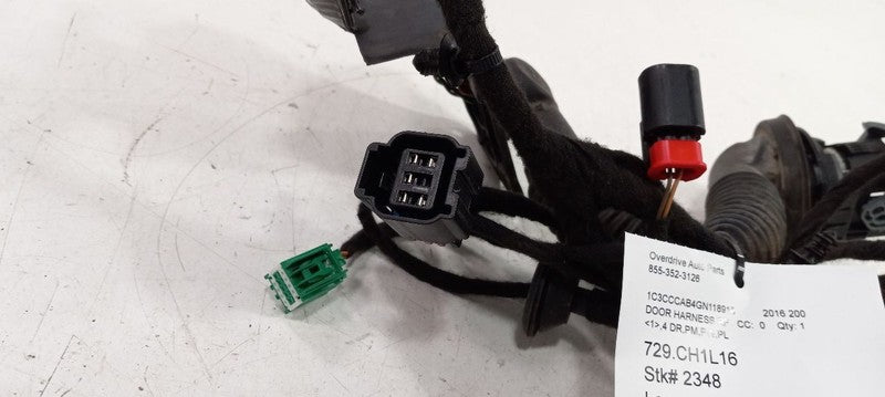 Chrysler 200 Door Harness Wire Wiring Right Passenger Front 2015 2016 2017