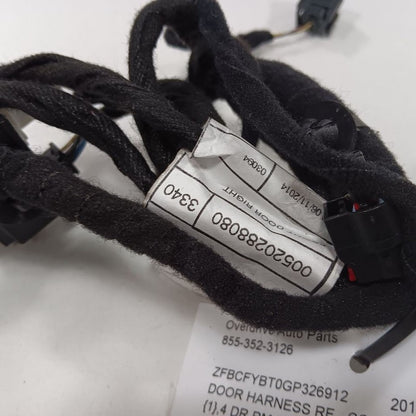 Fiat 500 Door Harness Wire Wiring Right Passenger Front  2016 2017 201