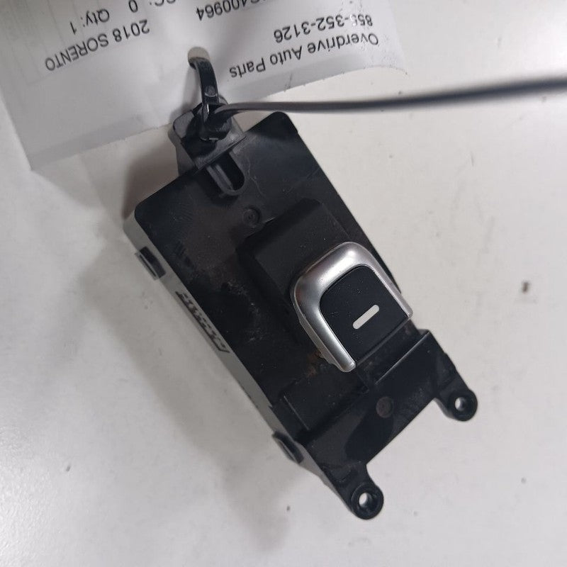 Kia Sorento Window Switch Power Left Driver Rear  2018 2017 2016