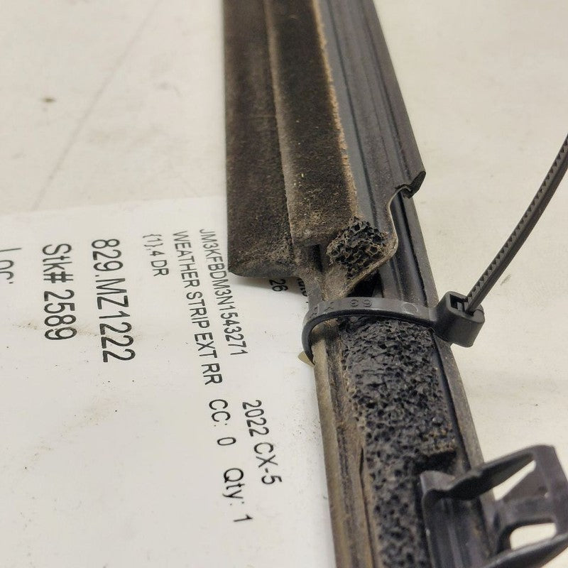 Mazda CX-5 Door Glass Window Weather Strip Trim Rear Right Passenger S