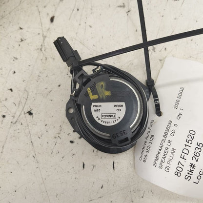 Ford Edge Pillar Speaker Left Driver Rear  2019 2020 2021 2022