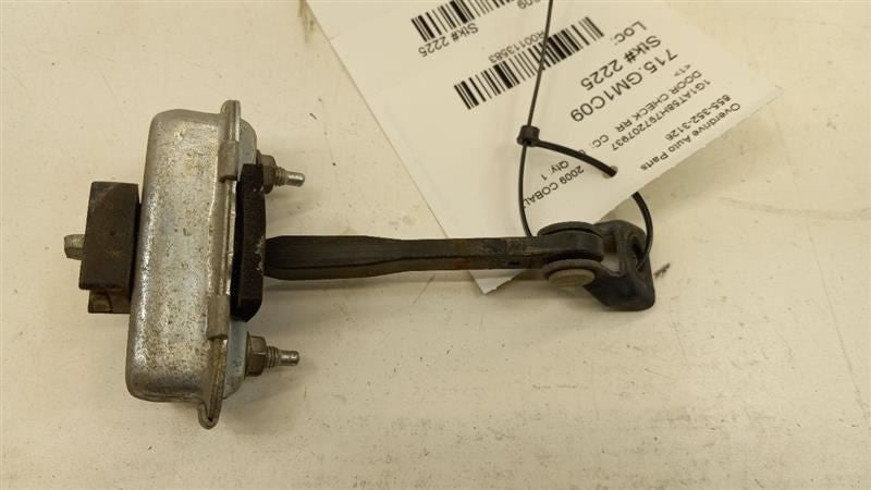 Chevy Cobalt Door Check Right Passenger Rear Hinge Stopper Detent 2006