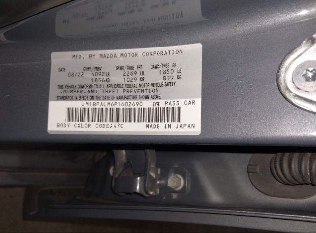 Mazda 3 Dome Light Roof Lamp  2023 2022 2021