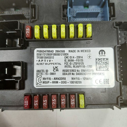 Jeep Compass Cabin Fuse Box Interior Inner Under Dash  2025 2024 2023 