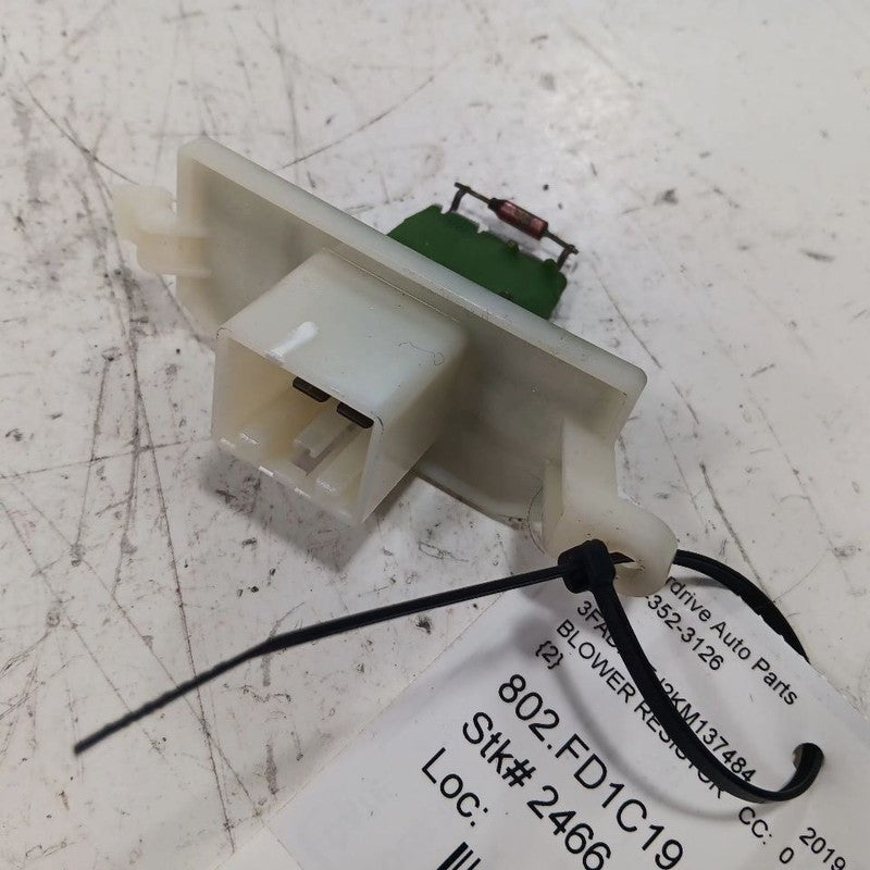 Ford Fiesta Blower Resistor Fan Motor Speed Resistor  2016 2017 2018 2019