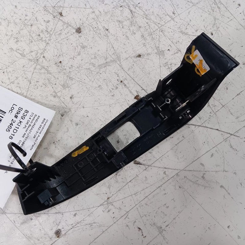Kia Soul Window Switch Bezel Trim Right Rear  2017 2018 2019