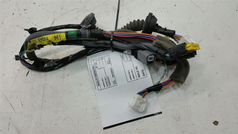 Nissan Versa Door Harness Wire Wiring Left Rear 2008 2009 2010 2011 2012