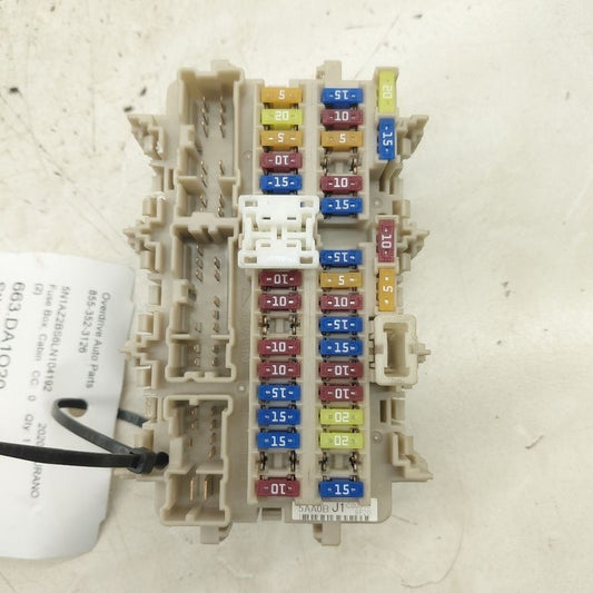 Nissan Murano Cabin Fuse Box Interior Inner Under Dash  2020 2021 2022