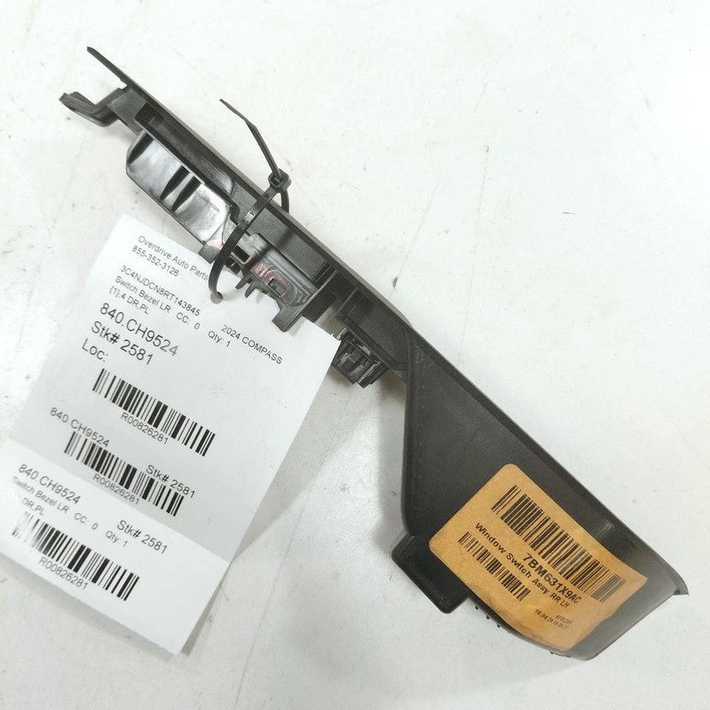 Jeep Compass Window Switch Bezel Left Rear 2025 2024 2023 OEM
