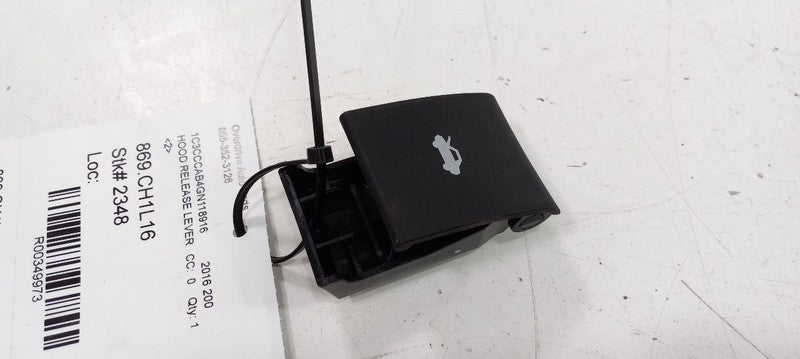 Chrysler 200 Hood Latch Release Handle Lever Switch 2015 2016 2017