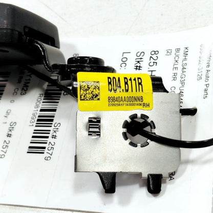 Hyundai Elantra Seat Belt Buckle Latch Right Passenger Rear Back  2024
